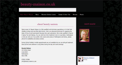 Desktop Screenshot of beauty-maison.co.uk